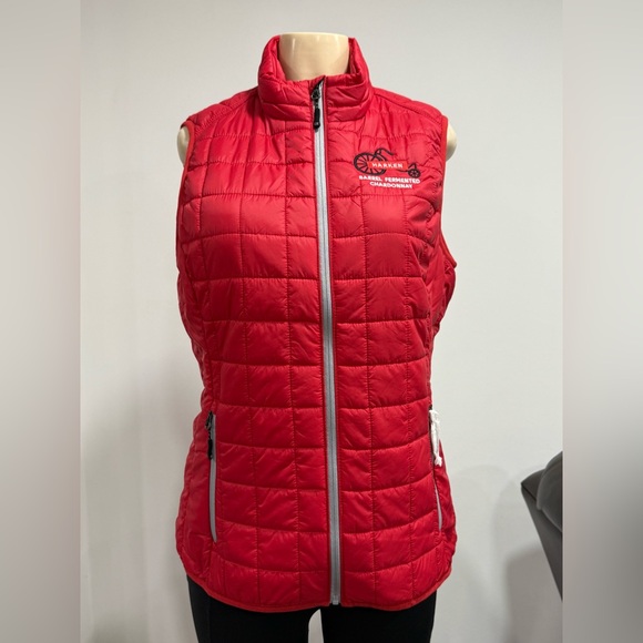 Cutter & Buck Jackets & Blazers - NWT Cutter & Buck Red Quilted Puffer Vest Size Large